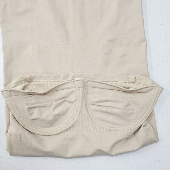 Victorias Secret Shapewear Womens Size Medium Girdle Beige Nude Nylon Spandex - Picture 4 of 9